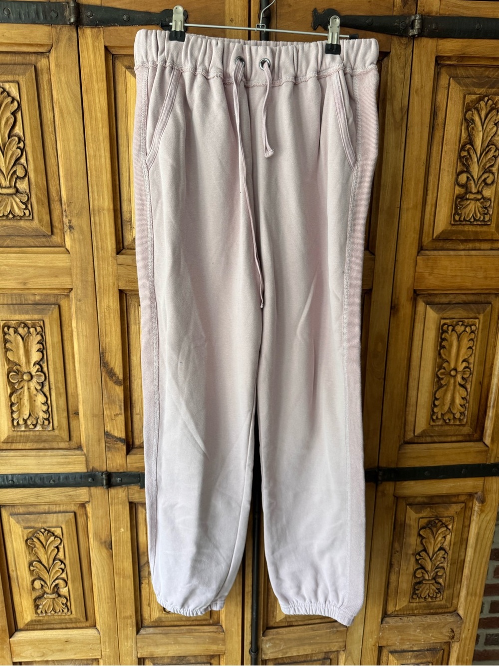 Hem & Thread Pink Drawstring Joggers